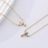 S925 Sterling Silver Marquise Crown Necklace for Women