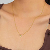 S925 Sterling Silver Marquise Crown Necklace for Women