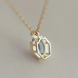 S925 Silver Perfume Bottle Necklace Diamond Pendants