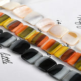 Natural Shell Square Beads Straight Hole DIY Jewelry Making