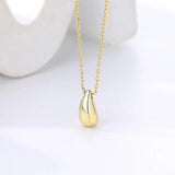 S925 Sterling Silver Droplet Necklace Female Collar Chain Jewelry