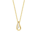 S925 Sterling Silver Droplet Necklace Female Collar Chain Jewelry