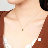 S925 Sterling Silver Droplet Necklace Female Collar Chain Jewelry