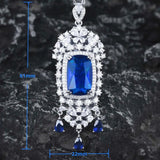 Women's Natural Sapphire Collar Chain Jewelry