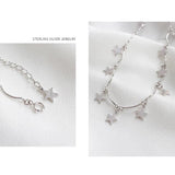 Women's 925 Silver Star Pendant Necklace