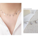 Women's 925 Silver Star Pendant Necklace