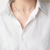 Women's 925 Silver Star Pendant Necklace