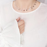 Women's 925 Silver Star Pendant Necklace