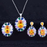 Yellow Diamond Necklace for Women