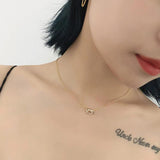 S925 Sterling Silver Knot Necklace Women's Pendant Collar Chain