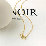 S925 Sterling Silver Knot Necklace Women's Pendant Collar Chain