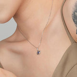 S925 Sterling Silver Devil's Eye Necklace Pendant