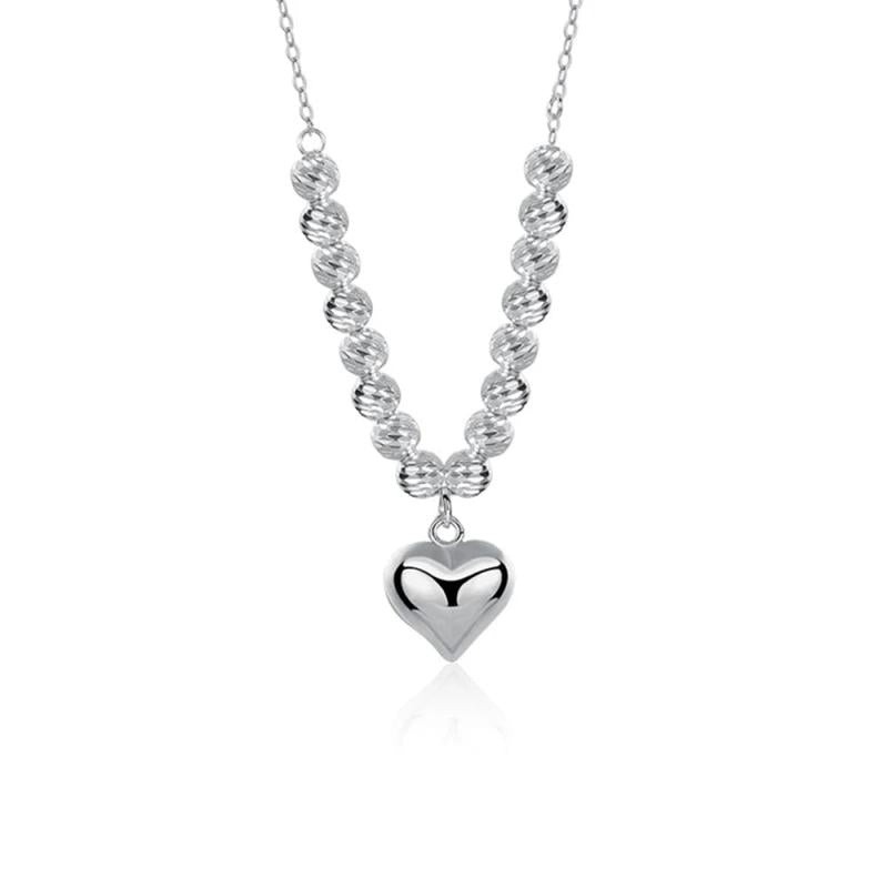 Heart Beads Clavicle Chains Necklace for Women