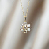 S925 Snowflake Necklace Women Clavicle Chain Pendant