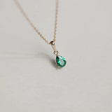 925 Silver Necklace Zircon Diamond Pendant High Carbon Women's Jewelry