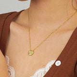 S925 Rainbow Devil's Eye Necklace with Zircon Jewelry