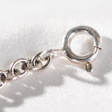925 Silver Heart Charms Chokers Necklace