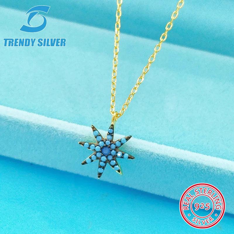 S925 Silver Necklace Girls Collarbone Chain