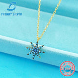 S925 Silver Necklace Girls Collarbone Chain