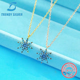 S925 Silver Necklace Girls Collarbone Chain