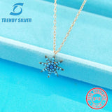 S925 Silver Necklace Girls Collarbone Chain