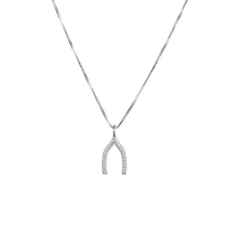 Shape Pendant 925 Sterling Silver Women Necklace