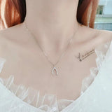 Shape Pendant 925 Sterling Silver Women Necklace