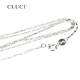 925 Sterling Silver Chain Set, 16 Inch and 18 Inch Necklaces, SN021SB-1