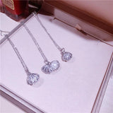 Natural Shell Pendant 925 Sterling Silver Necklace