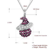 Vintage Witch Wizard 925 Silver CZ Necklaces