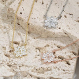 Zircon Necklace S925 Sterling Silver Classic Women Jewelry