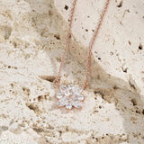 Zircon Necklace S925 Sterling Silver Classic Women Jewelry