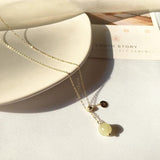 Hetian Jade Lucky Bead Pendant Necklace Crystal Necklace Gift