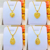 Classic Sand 14K Necklace for Women Wedding Statement Jewelry