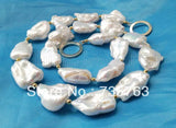 Baroque FW Pearl Necklace, 23mm Reborn Keshi