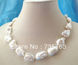 Baroque FW Pearl Necklace, 23mm Reborn Keshi