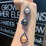 925 Silver Pearl Pendant Necklace Wedding Gift