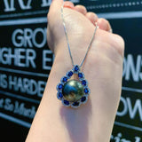 925 Silver Pearl Pendant Necklace Wedding Gift