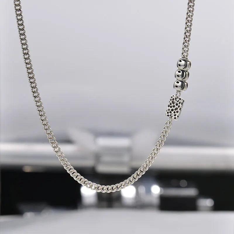 Vintage Thai Silver Doudou Necklace Women 925 Sterling Silver