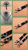High-Grade Jade Pendant Rope Lanyard 925 Silver DIY Plated La