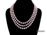 Lavender Pearl Necklace 7-8mm 3-Strand
