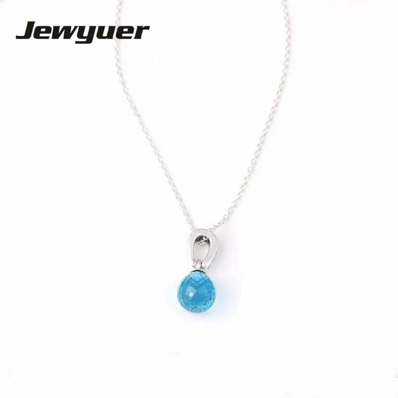 Autumn Silver floating pendant Necklace 925 Sterling Silver