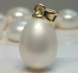10.5x14.5mm Akoya Pearl Pendant 14k