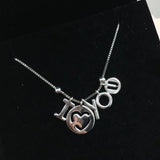 925 Silver Heart Necklace Women - Statement Jewelry