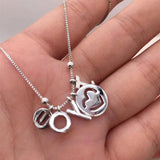 925 Silver Heart Necklace Women - Statement Jewelry