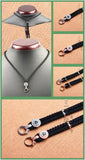 925 Silver Jade Pendant Rope Lanyard Strap