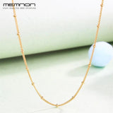 Spring Shine Beaded Necklace 925 Sterling Silver Men Women DIY Jewelry
