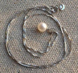 6mm Freshwater Pearl Sterling Silver Necklace Wedding Women Gift