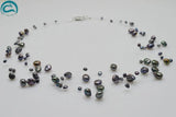 AA 4-8MM Illusion Floating Freshwater Pearl Necklace