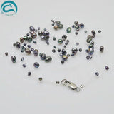AA 4-8MM Illusion Floating Freshwater Pearl Necklace